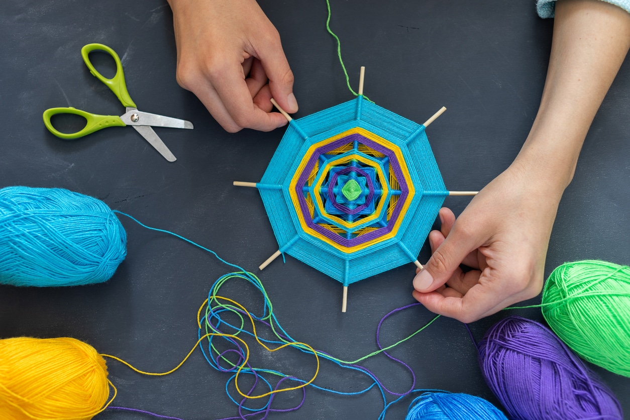 Detalles y decoración de mandalas