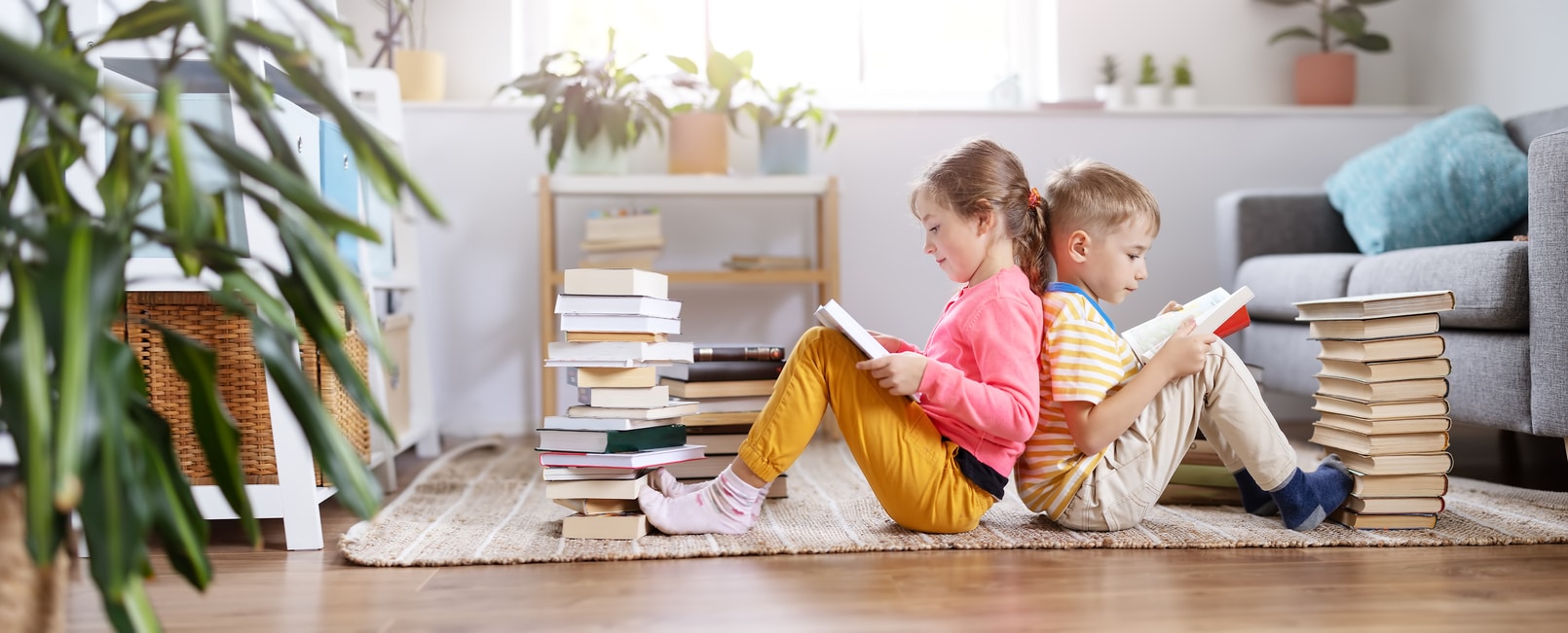 Rincón de lectura para niños