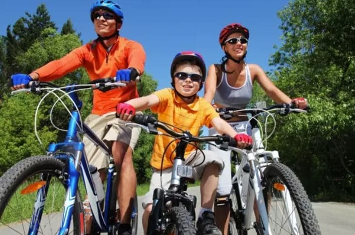 Ciclismo en familia