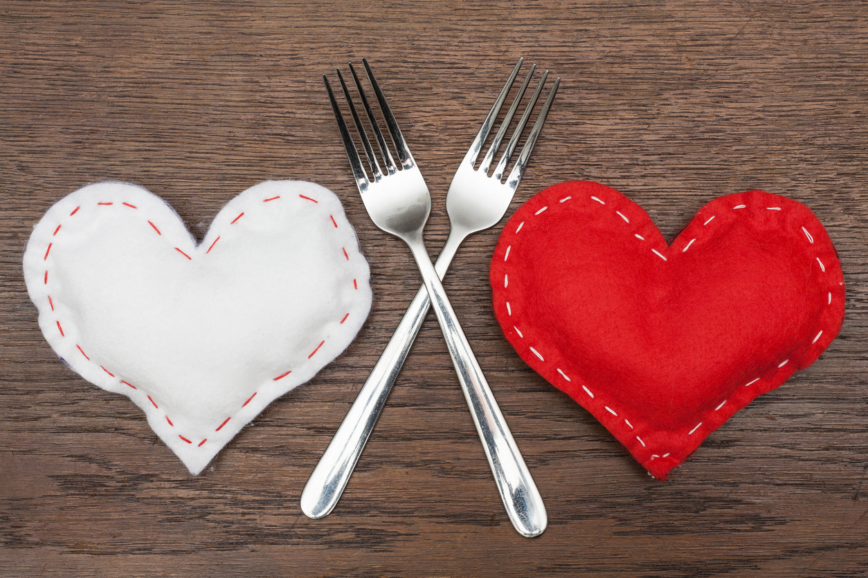 Cena romántica de San Valentín