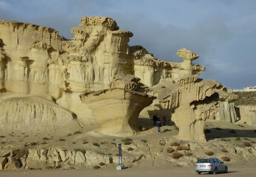 Ciudad Encantada de Bolnuevo en Murcia