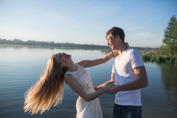 Pareja feliz