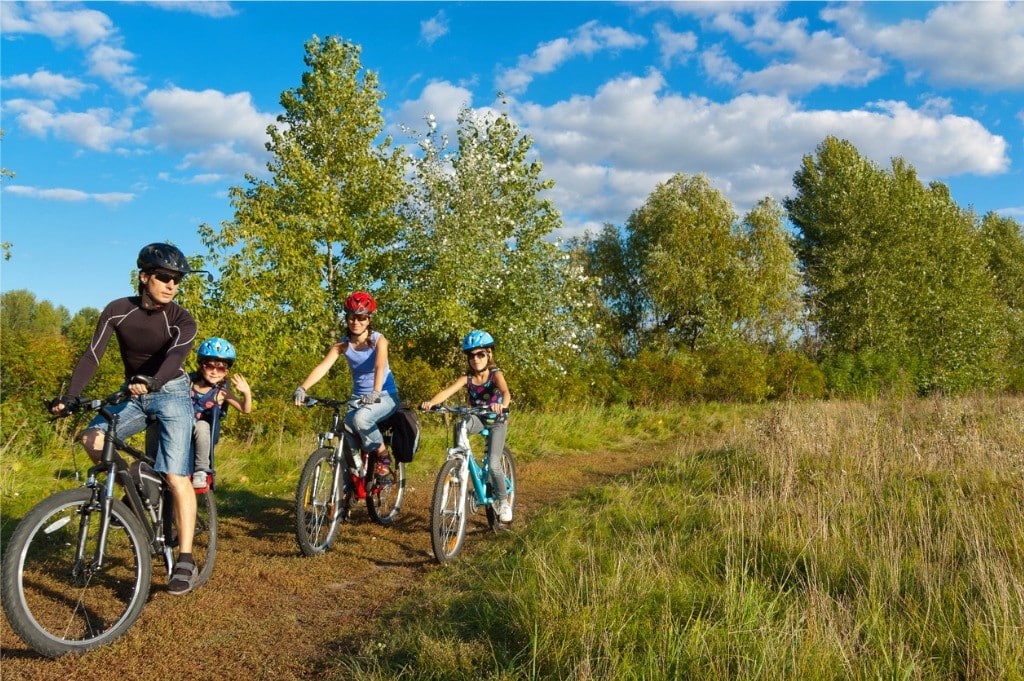 Rutas en bicicleta con las que disfrutar en familia.