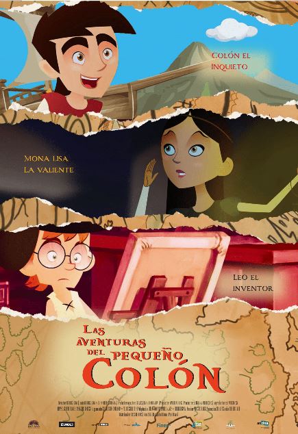 Cartel Las aventuras del pequeño Colón