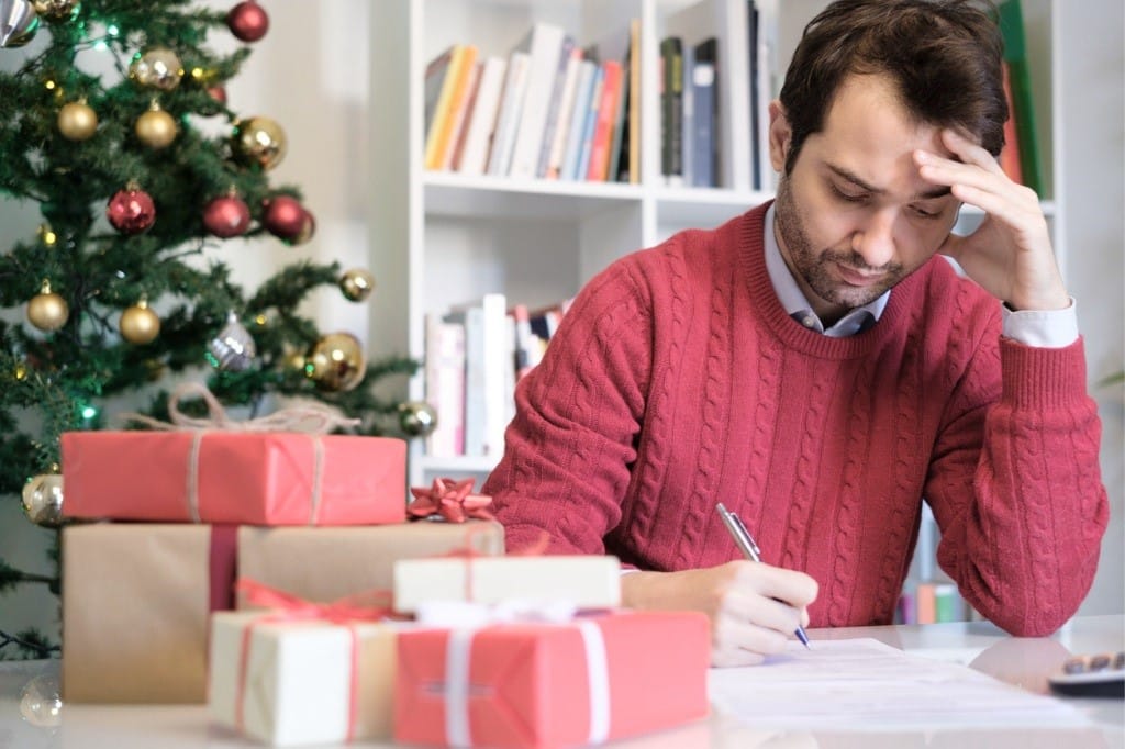 La salud mental puede resentirse durante la Navidad.