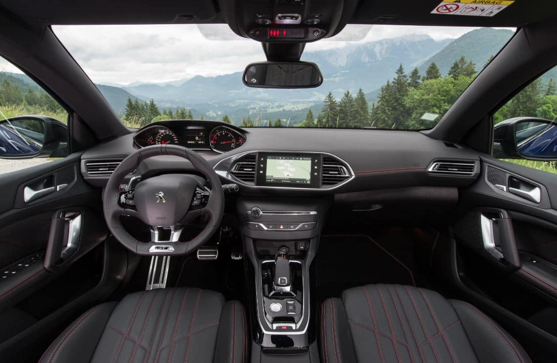 Interior del Peugeot 308