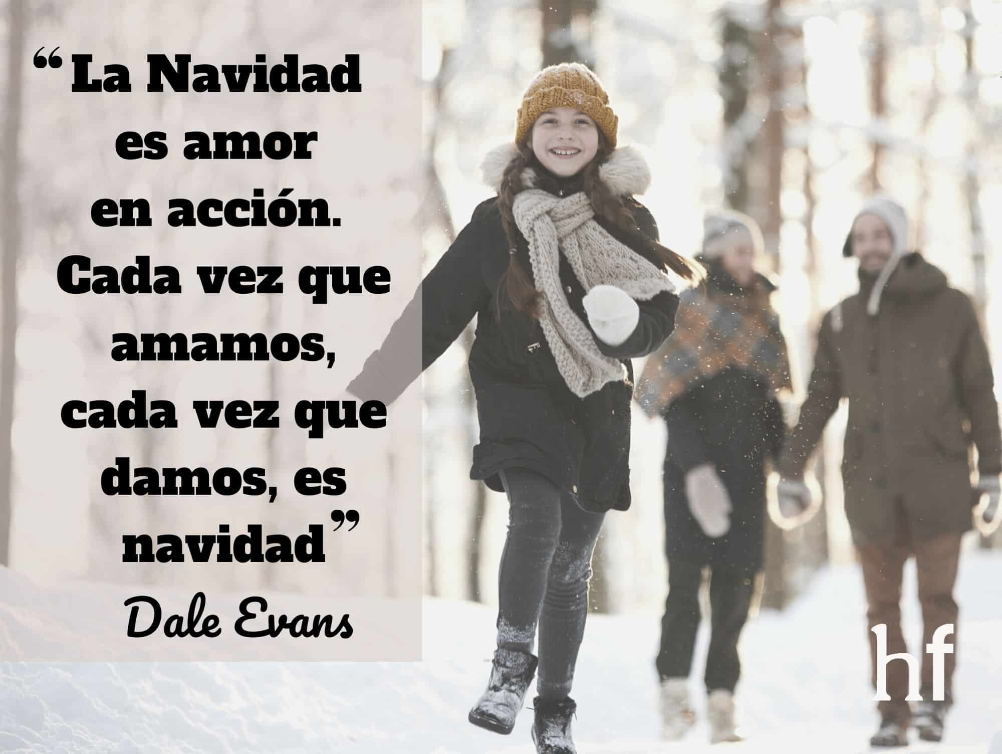 La Navidad es generosidad, es dar paz y amor