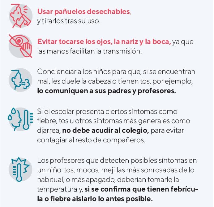 Consejos para niños en el colegio