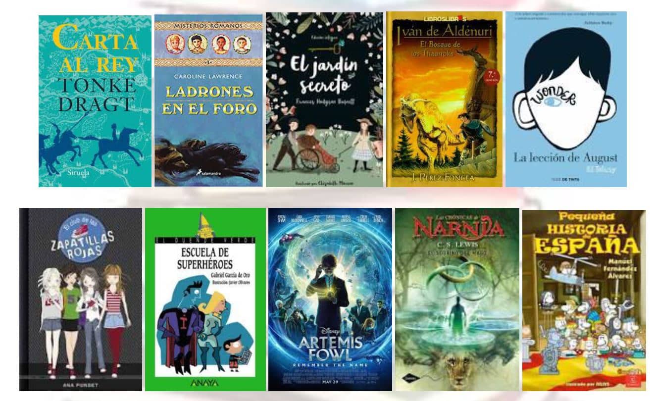 Recomendaciones de libros para niños de 10 a 12 años