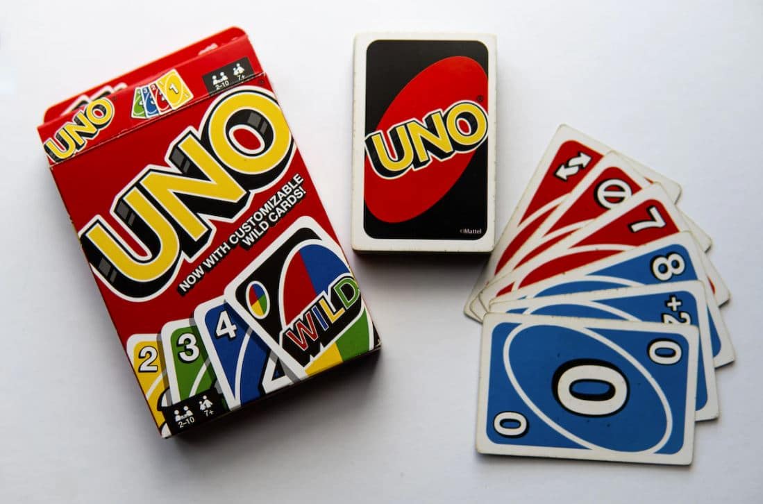 Uno juego de cartas de Mattel