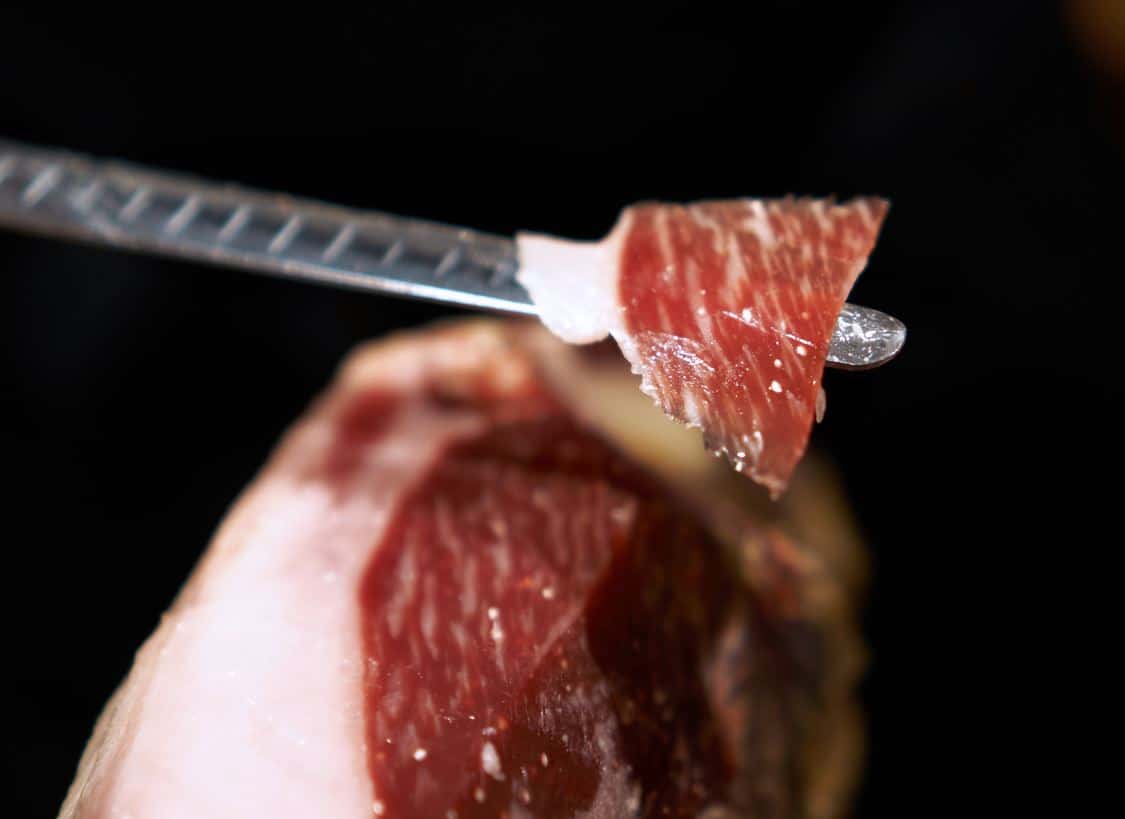 Jamón ibérico en lonchas 