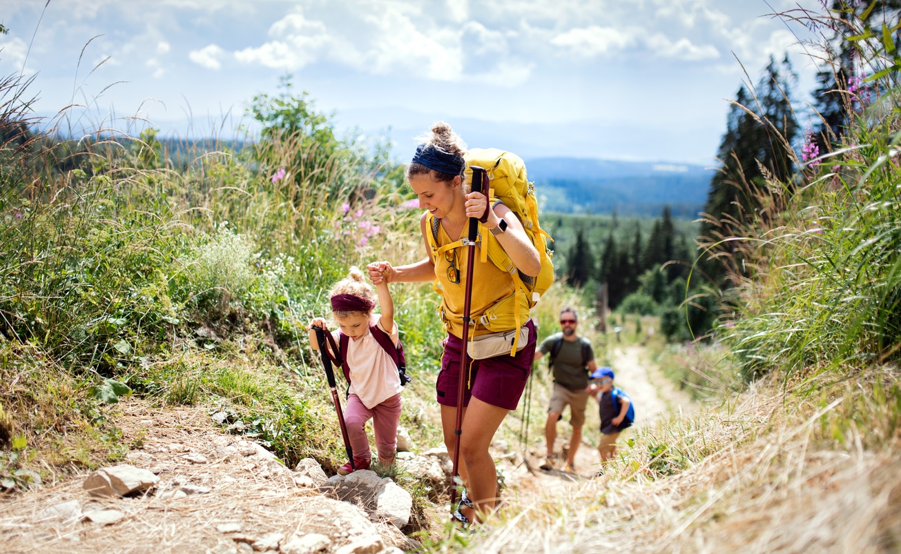 Senderismo en familia por la sierra de Guadarrama