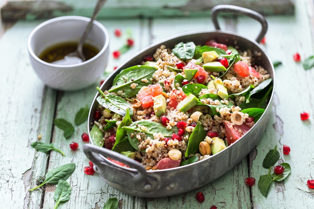 Ensalada de quinoa y tomates secos