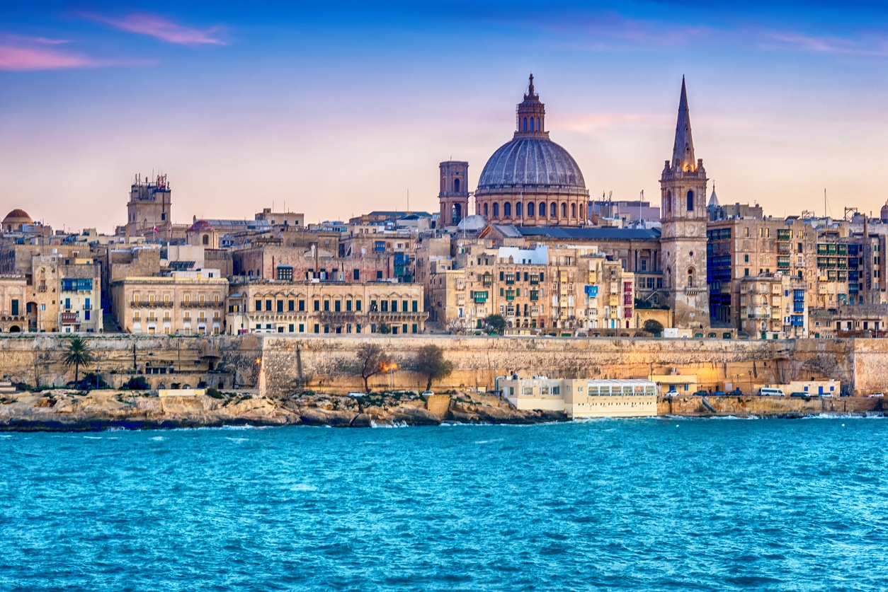 La Valetta y la Concatedral de San Juan