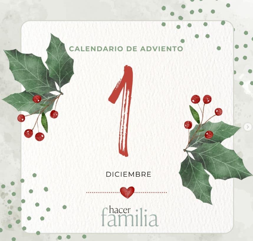 Calendario de Adviento Hacer Familia